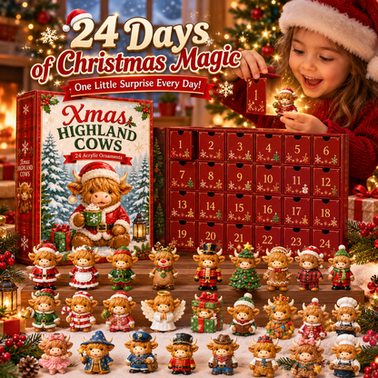 24 Days of Christmas Magic – Advent Calendar with 24 Surprise Figurines