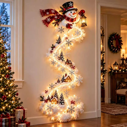 🎅 All Aboard the Christmas Magic! 🚂✨ | Magical Santa Train Wall Decor 🎄