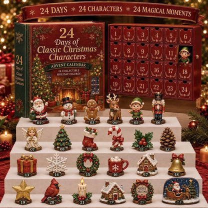 24 Days of Christmas Magic – Advent Calendar with 24 Surprise Figurines