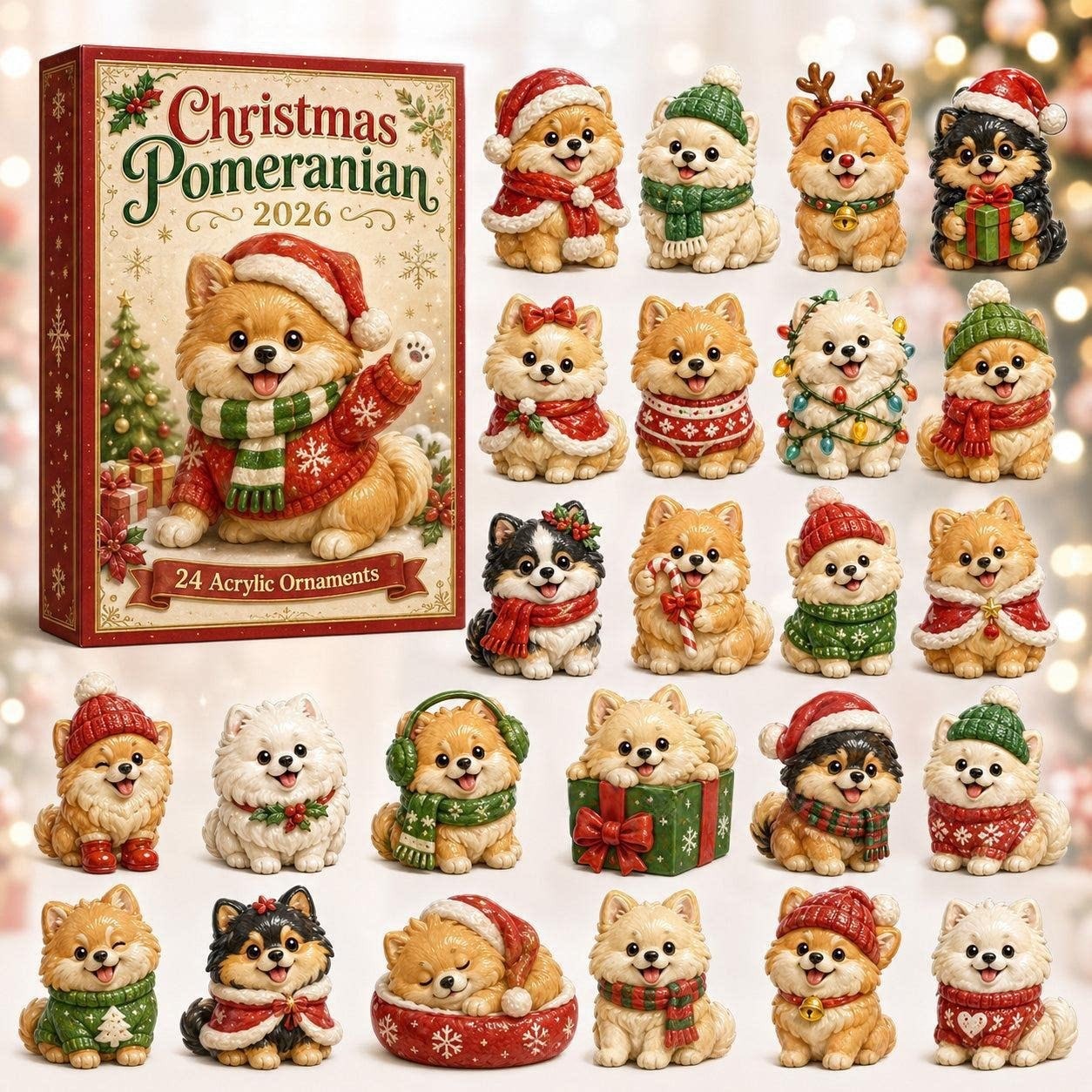 Christmas Pomeranian
