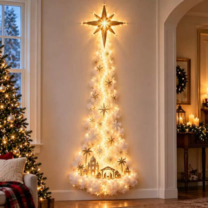 🎅 All Aboard the Christmas Magic! 🚂✨ | Magical Santa Train Wall Decor 🎄