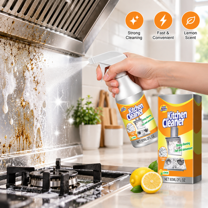 Heavy Duty Foaming Kitchen Degreaser & Oil Stain Remover for Kitchen Surfaces