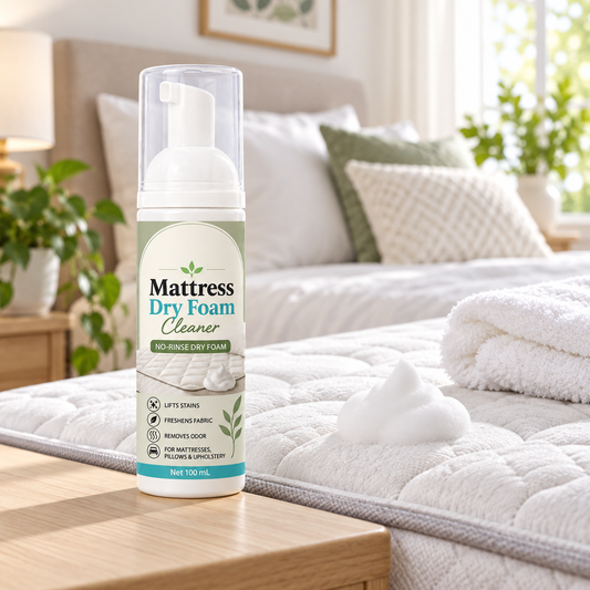 Mattress Dry Foam Cleaner  – No-Rinse Fabric Cleaning Foam