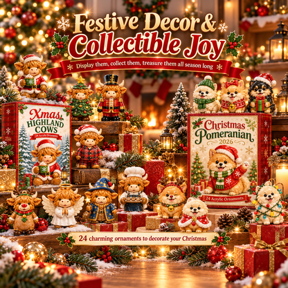 24 Days of Christmas Magic – Advent Calendar with 24 Surprise Figurines
