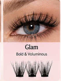 Glam eyelash styling inspiration